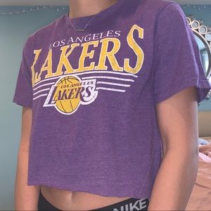 Cropped LA Lakers Tee